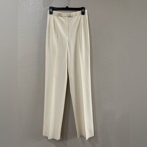 Lafayette 148 New York Ivory wool dress pants